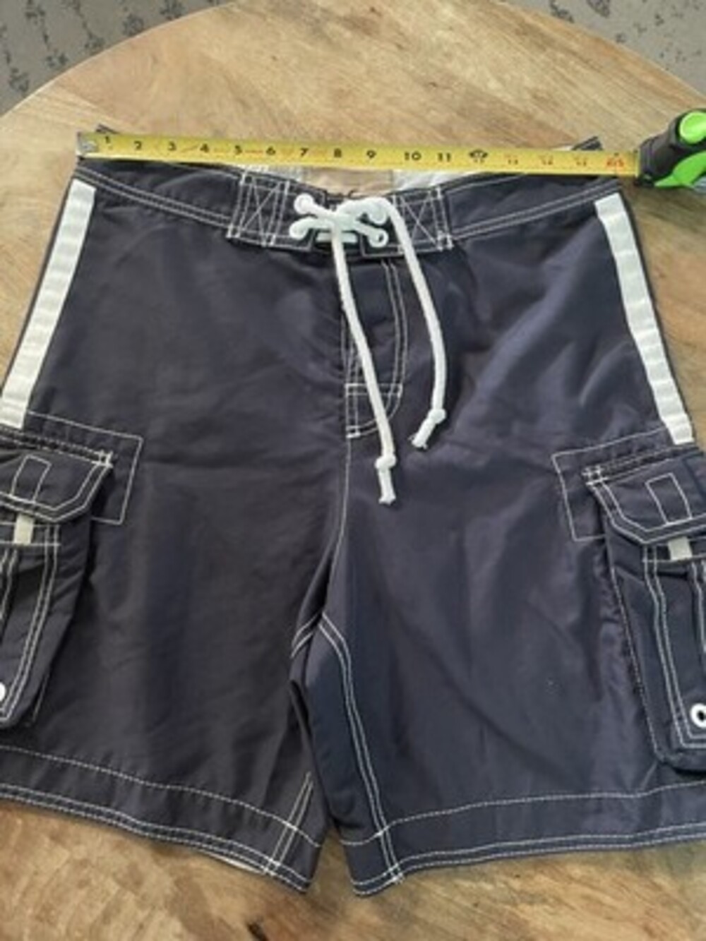Y2K Hollister Mens Swimtrunks Boardshorts HCO Cargo Surf Drawstring S